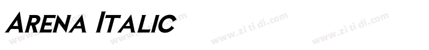 Arena Italic字体转换 Arena Italic字体转换